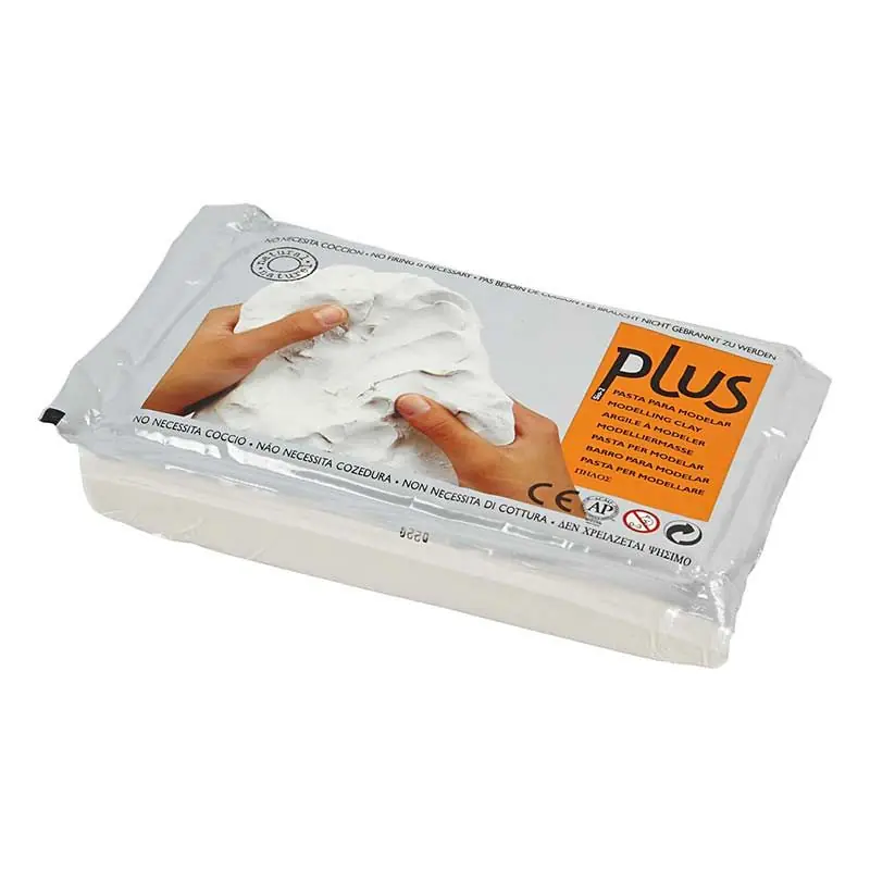 Sconto Argile à modeler – blanc – 1 kg