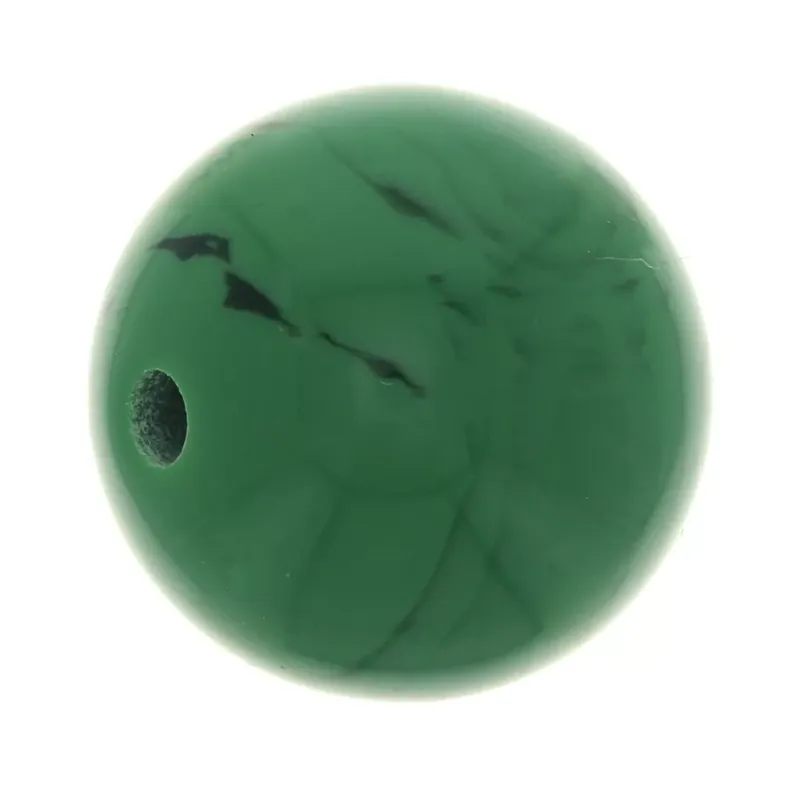 Offerta Lampo Perle en résine opaque 12 mm – Malachite x1