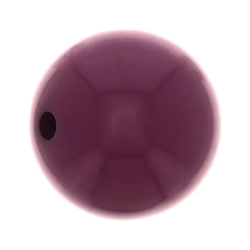 All’Ingrosso Perle en résine opaque 12 mm – Aubergine x1