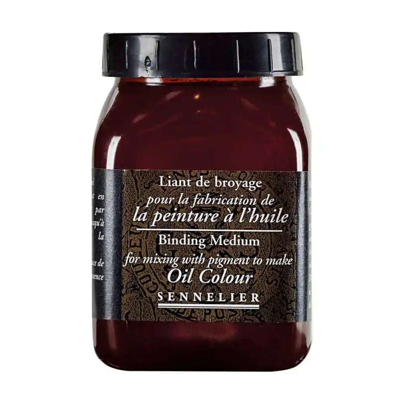 Liant de broyage à l&rsquo;huile Sennelier 200 ml et 1000 ml Ultime Pezzi
