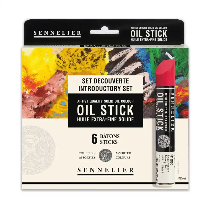 Di Marca Set de 6 bâtonnets Oil Sticks Sennelier 38 ml