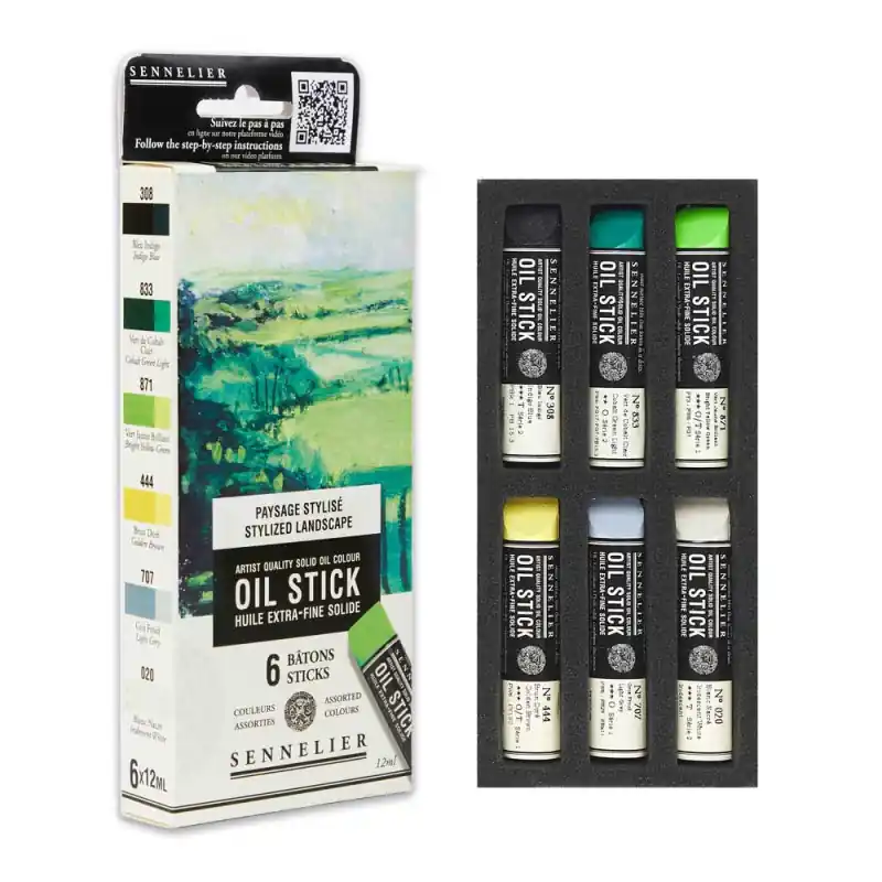 Offerta Limitata Étui 6 mini Oil Sticks Sennelier – 6 assortiments au choix