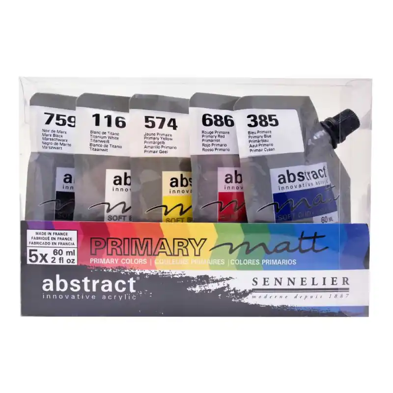 Assortiment peinture acrylique Abstract Matt Sennelier 5 x 60ml Subito Disponibile