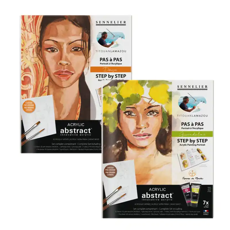 Di Tendenza Kit peinture Abstract Sennelier – Titouan Lamazou