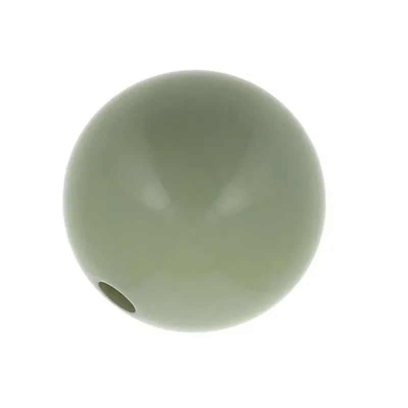Compra Adesso Perles en résine opaque 6 mm – Vert de gris x10