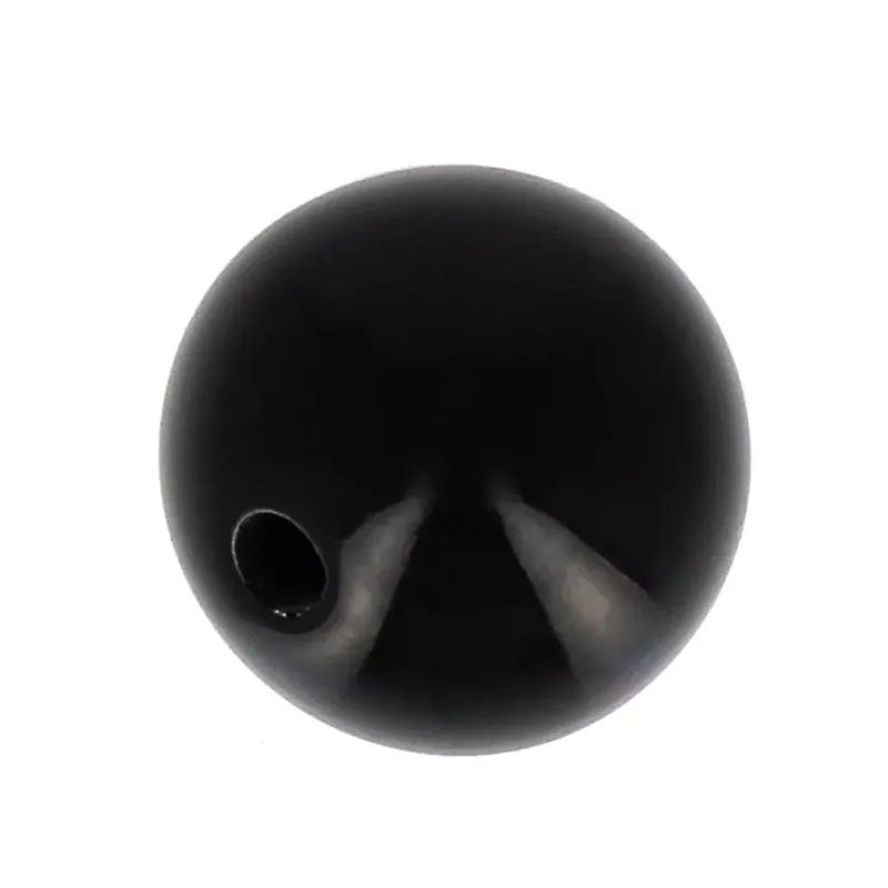 Reso Gratuito Perles en résine opaque 6 mm – Noir x10
