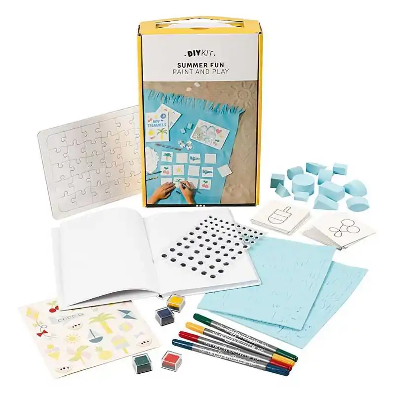 Kit DIY – Puzzle, carnet et jeu Summer fun Di Marca