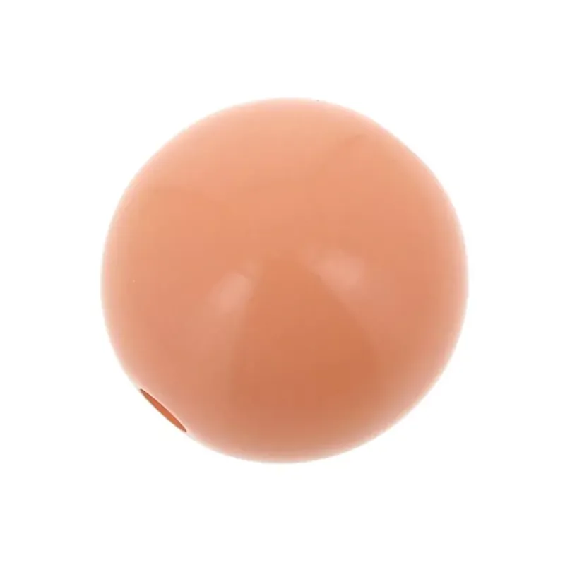 Perle en résine opaque 14 mm – Corail x1 Più Venduto