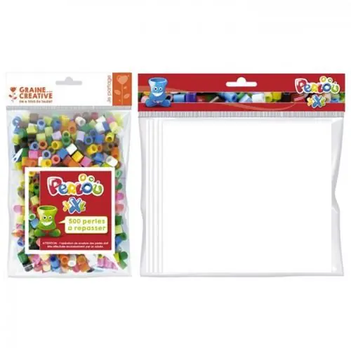 Vendita Finale 500 perles à repasser + feuille de repassage A4