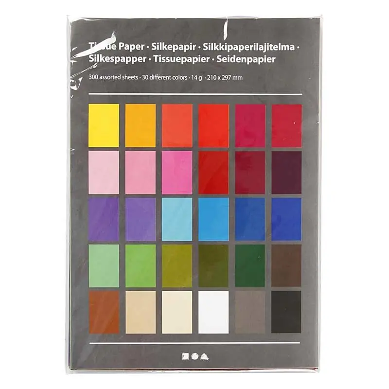 Moderno Papier de Soie multicolore A4 – 300 feuilles