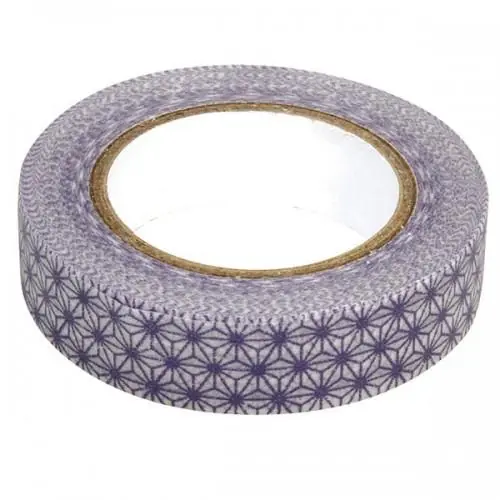 Washi Tape étoiles blanc-violet Di Tendenza