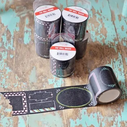 Washi Tape large – noir à motifs Acquista Ora