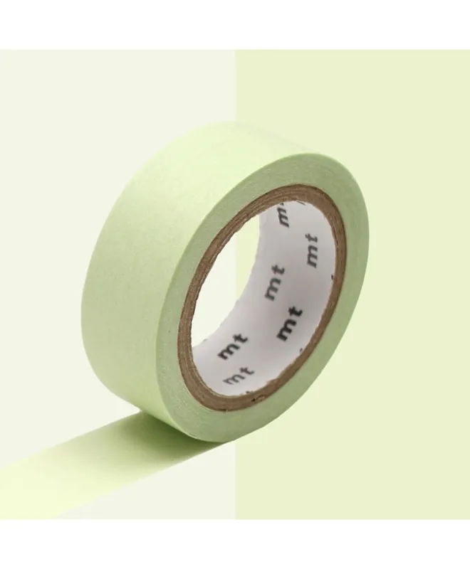 Ultimissimo Modello Masking tape unicolore pastel – Vert clair – 1,5 cm x 7 m