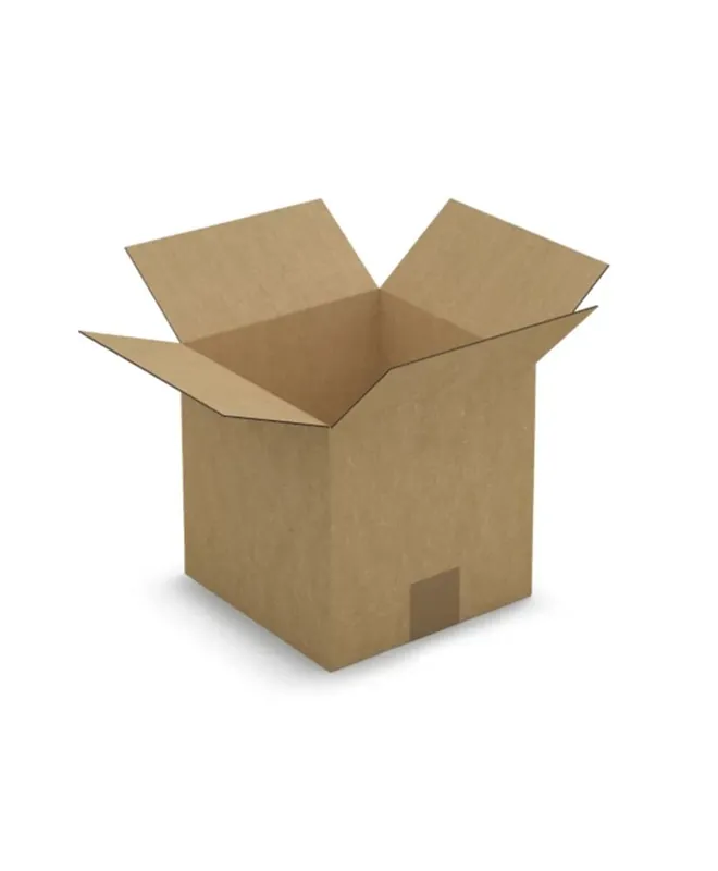 10 cartons d’emballage carrés 20 x 20 x 20 cm – Simple cannelure Reso Gratuito
