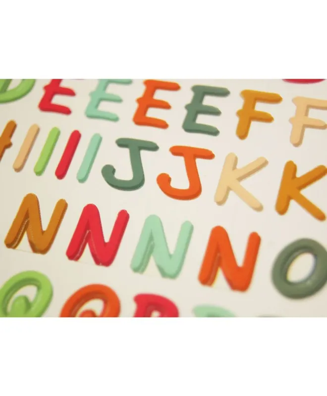 102 Autocollants – Alphabet & Chiffres – Couleurs naturelles Must-Have