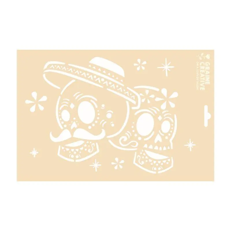Lusso Pochoir A4 – Dia de los muertos