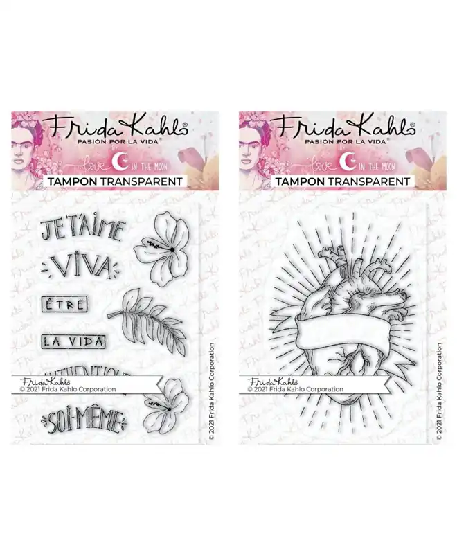 10 Tampons transparents Cœur et messages – 9,5 x 6,5 cm Promo Stagionale