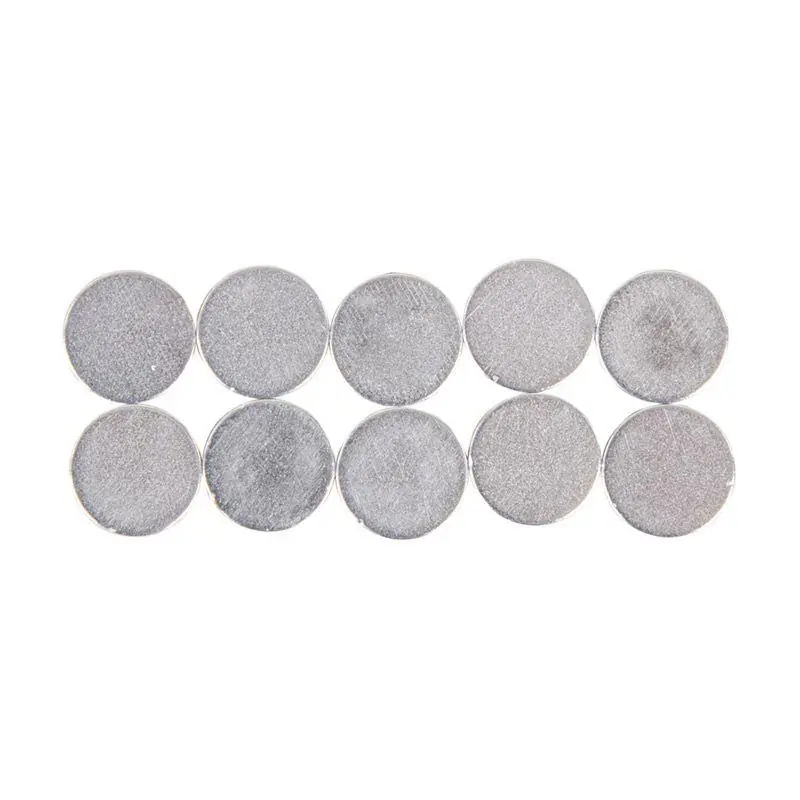 10 aimants autocollants 10 mm Certificato