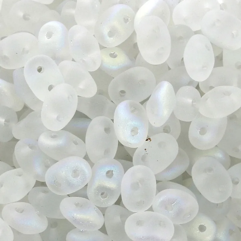 Ultimissimo Modello SuperDuo 2,5×5 mm Mat Crystal AB x10g