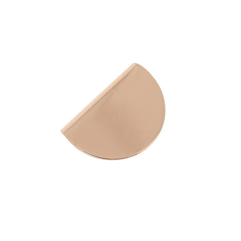 Ultimissimo Modello Support pour pendentif forme demi-lune à décorer en laiton 13×20 mm doré rose x1