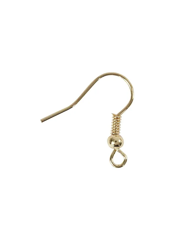 10 attaches boucles d&rsquo;oreilles pendantes 18 mm – Doré Offerta Del Giorno