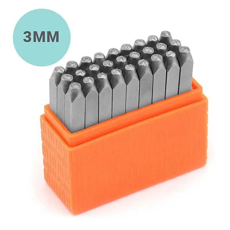 27 tampons pour gravure métal Marin – Alphabet minuscule Originale