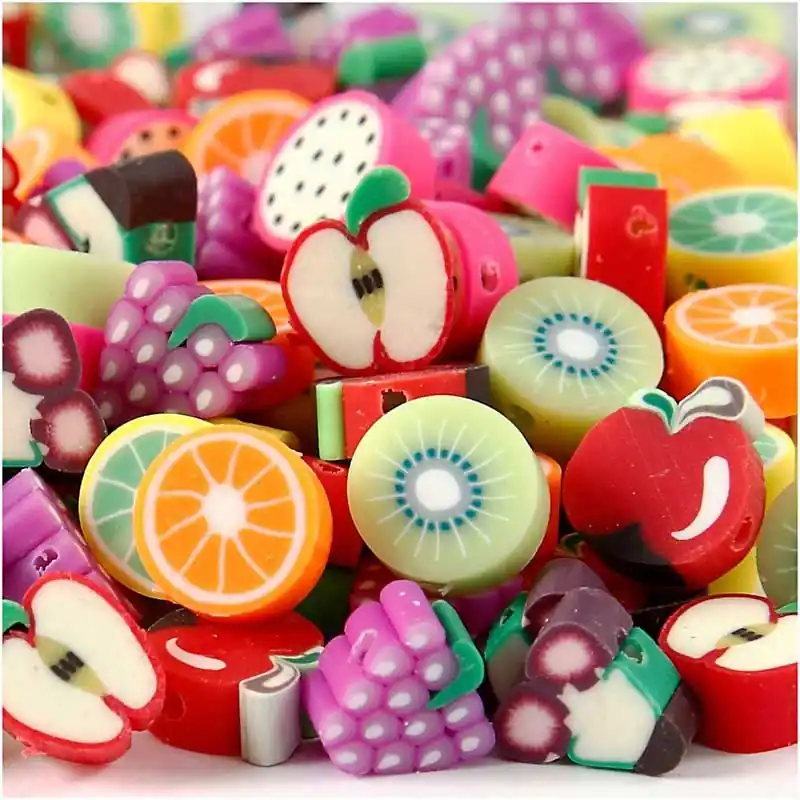 Compra Adesso 200 perles en argile 10 mm – Fruits