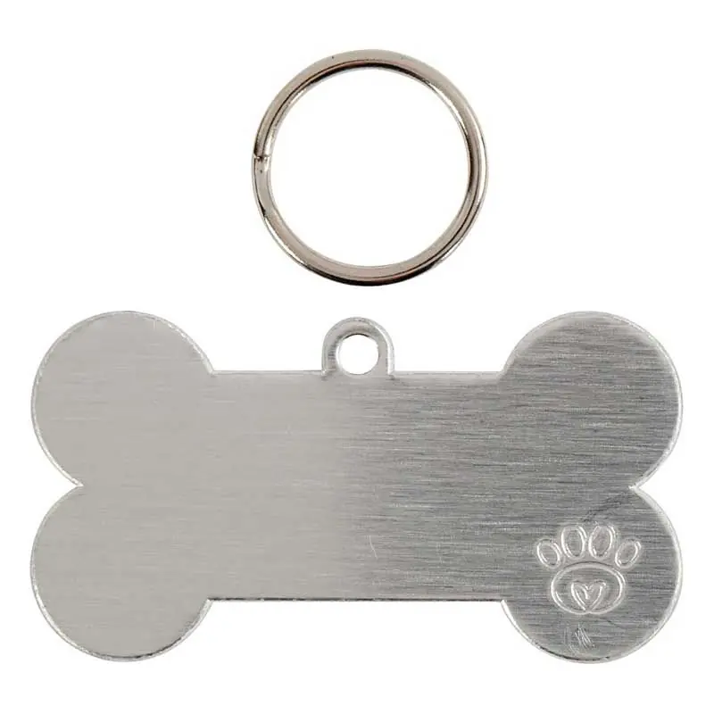 Kit médaille pour animaux à graver – Argenté Quantità Limitata