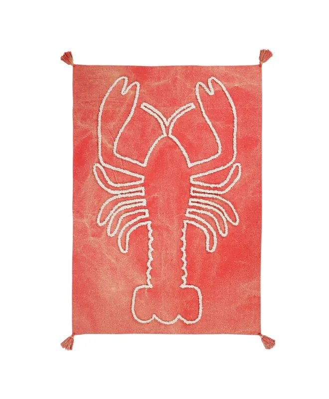 Vendita Finale Tapis mural Homard rouge brique 140 x 200 cm
