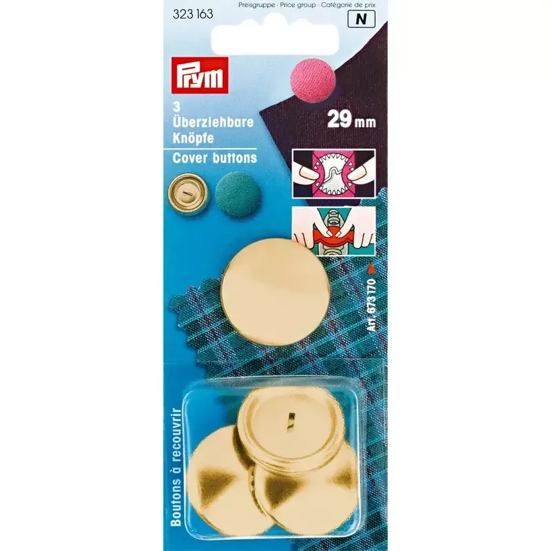 5 Boutons à recouvrir 19 mm pour customisation Acquista Ora