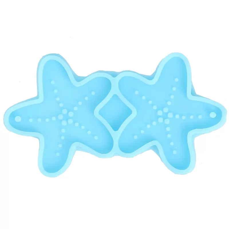 Moule silicone pour réaliser des pendentifs étoile de mer résine époxy x1 Moderno