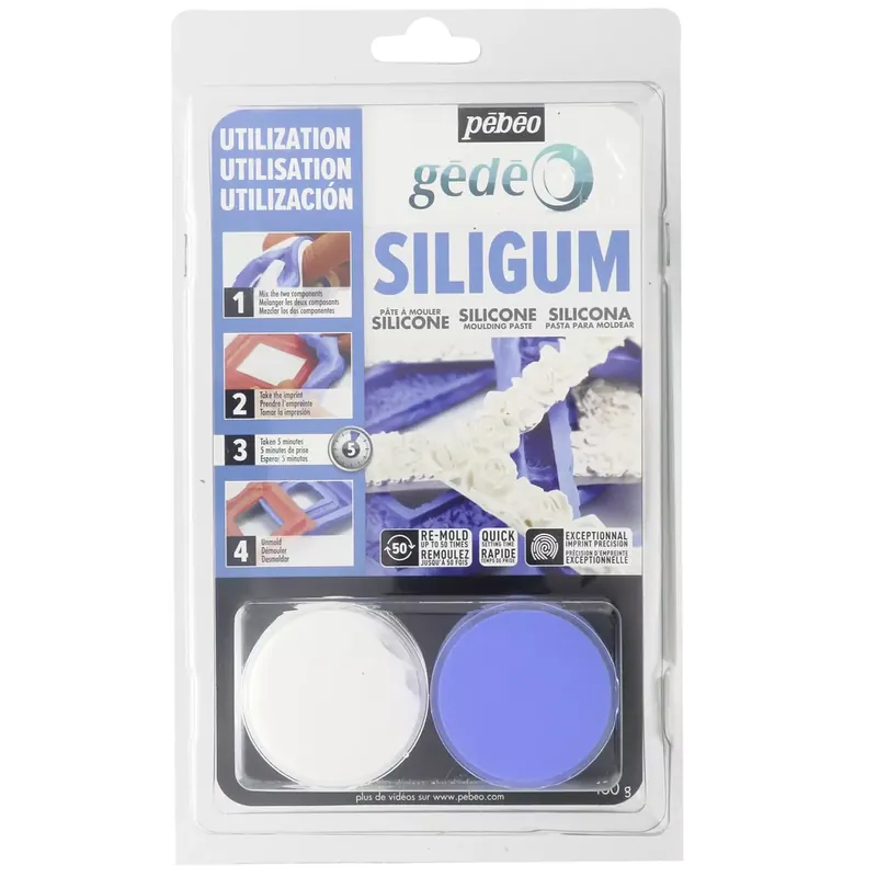 Nuovo Arrivo Siligum pâte à mouler 2 composants (50gr+50gr)