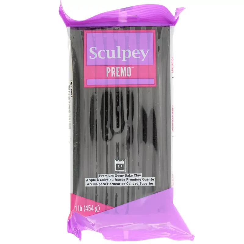 Pâte Premo 454 gr Noir (n°5042) Popolare