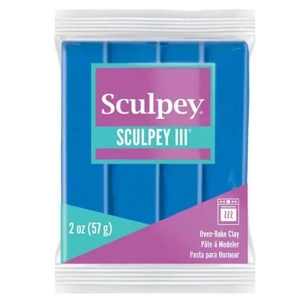 Spedizione Mondiale Pâte Sculpey III 57 gr Bleu(n°063)