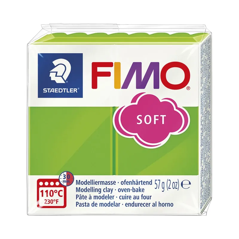 Pâte Fimo Soft 57gr Vert Pomme (n°50) Offerta Lampo