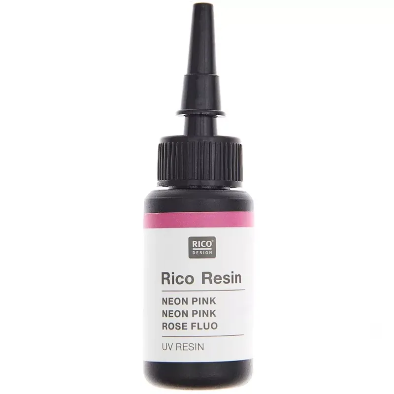 Résine UV colorée - Rico Design - Rose Fluo x10ml Garanzia Inclusa